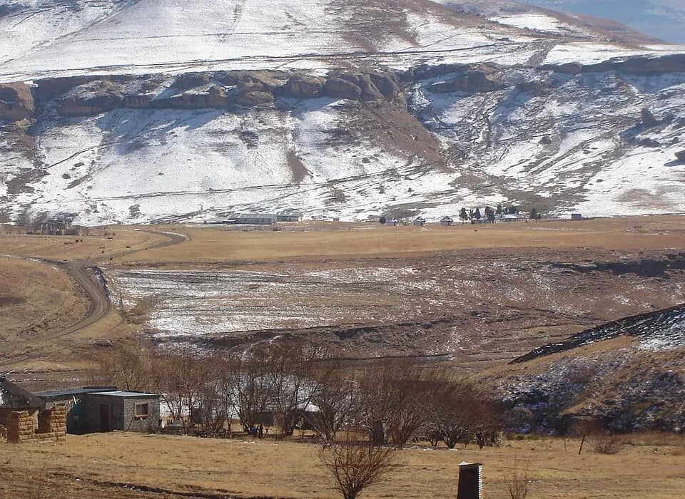 Лесото: Lesotho snow