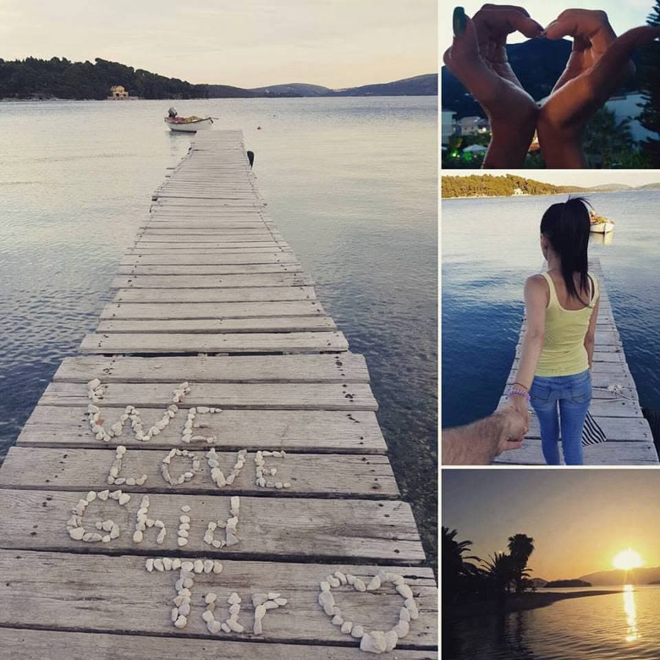 Momente din vacanță și un salut pentru GhidTur într-un colaj.
